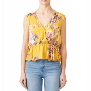 Mink Pink sleeveless floral blouse